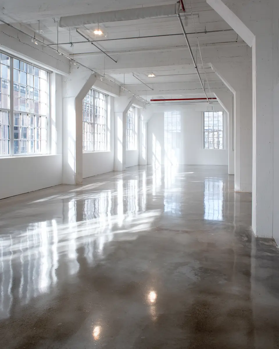 White Industrial Garage Decor Ideas