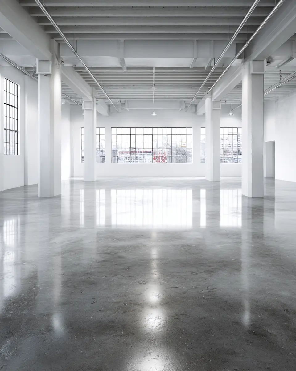 White Industrial Garage Decor Ideas