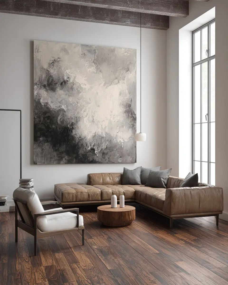 White Industrial Garage Decor Ideas