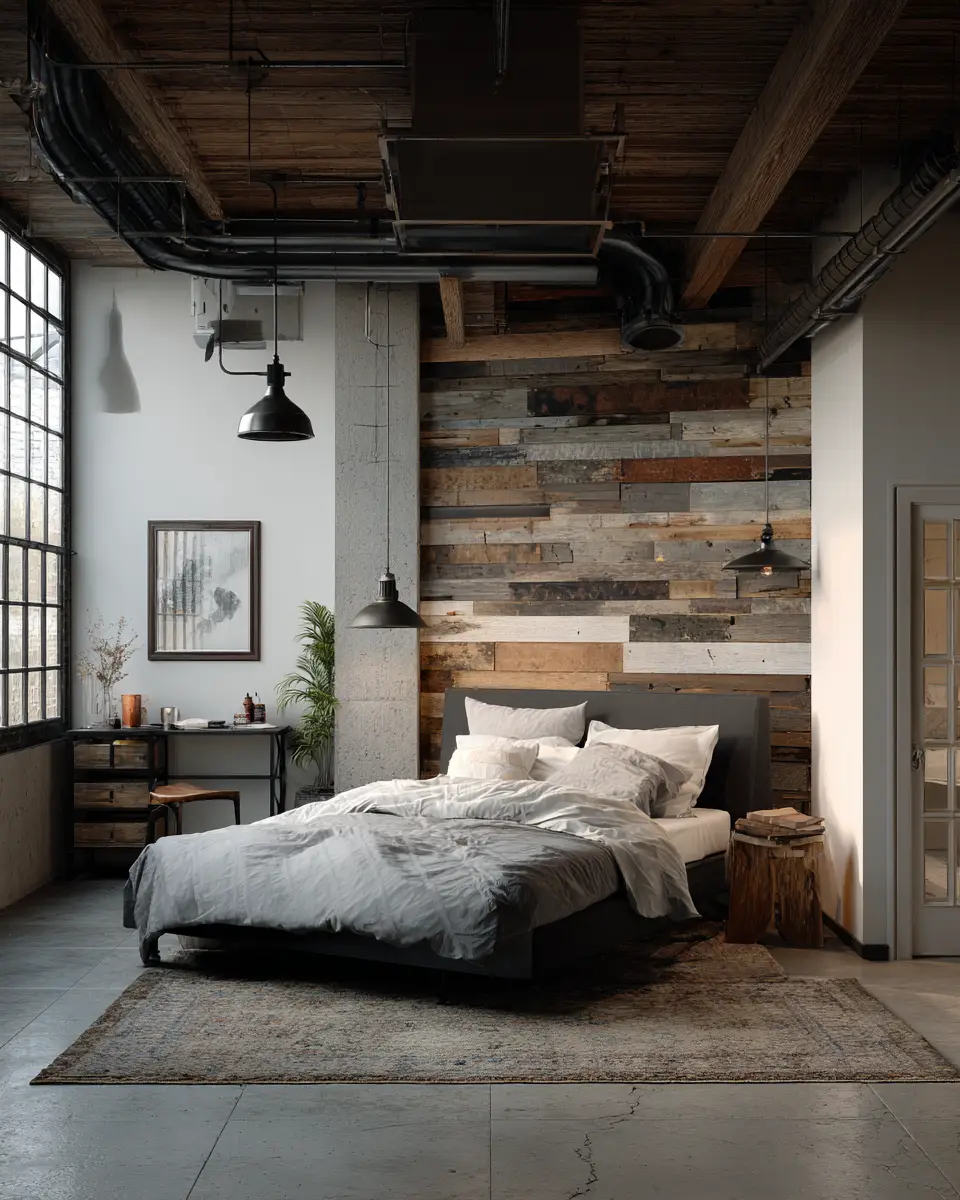 White Industrial Garage Decor Ideas