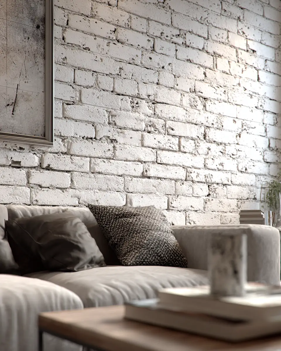 White Industrial Living Room Decor Ideas