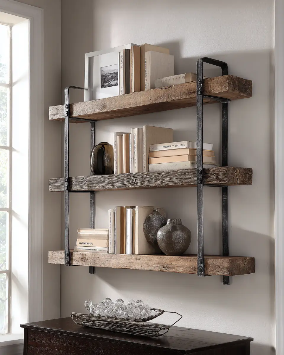 White Industrial Living Room Decor Ideas