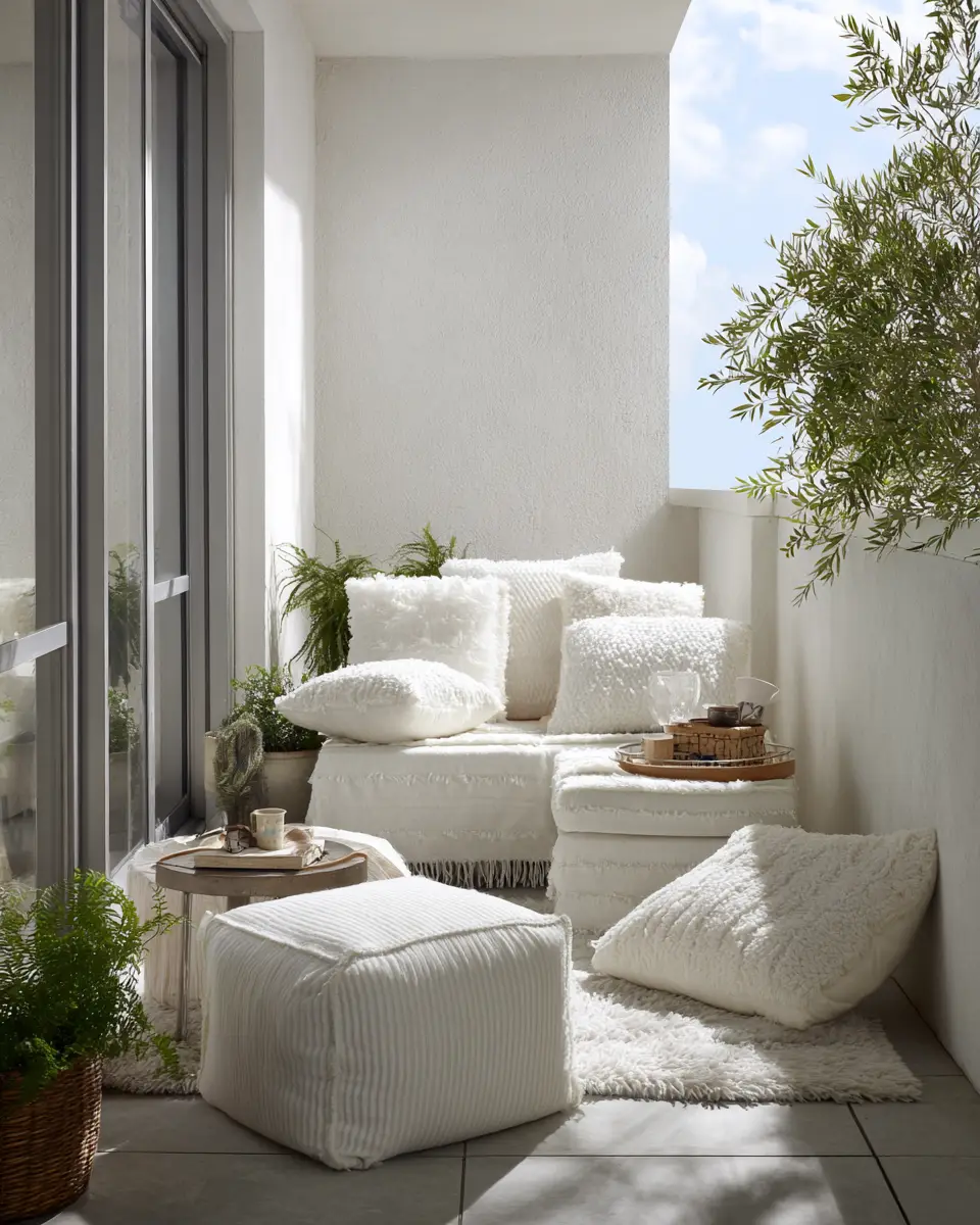 White Industrial Porch Decor Ideas