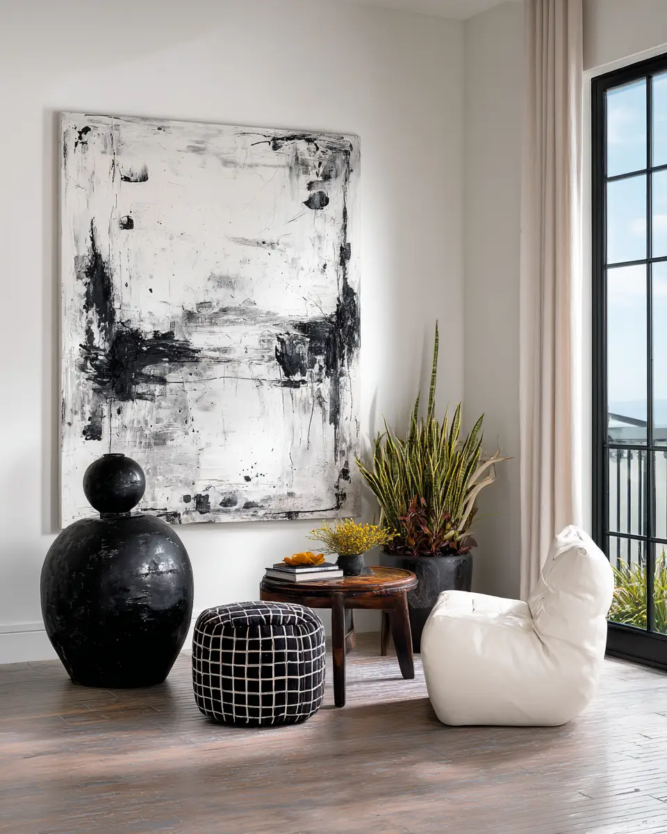 White Industrial Porch Decor Ideas