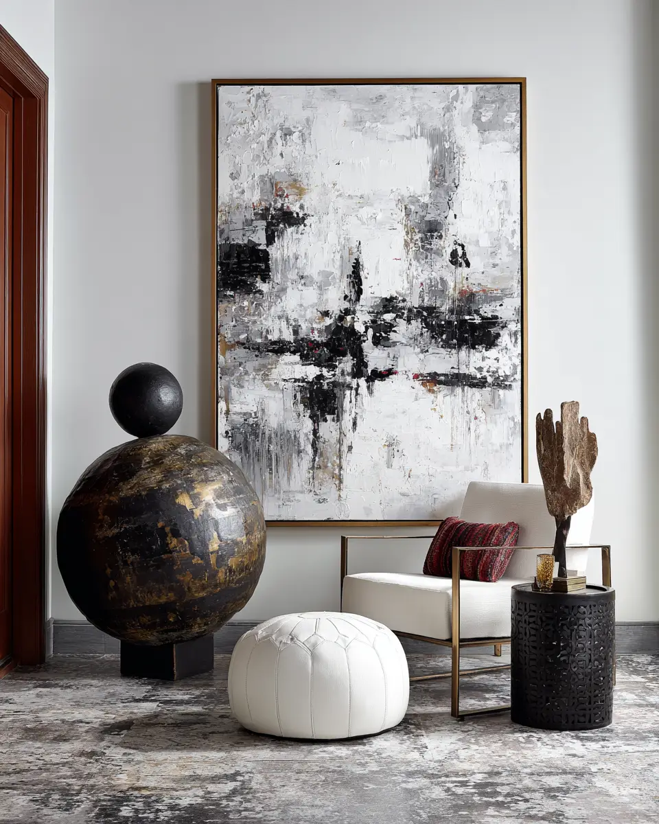 White Industrial Porch Decor Ideas