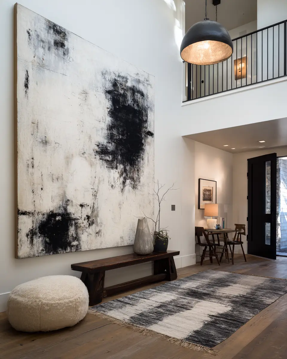 White Industrial Porch Decor Ideas