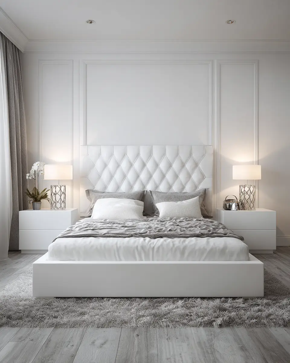 White Modern Bedroom Decor Ideas