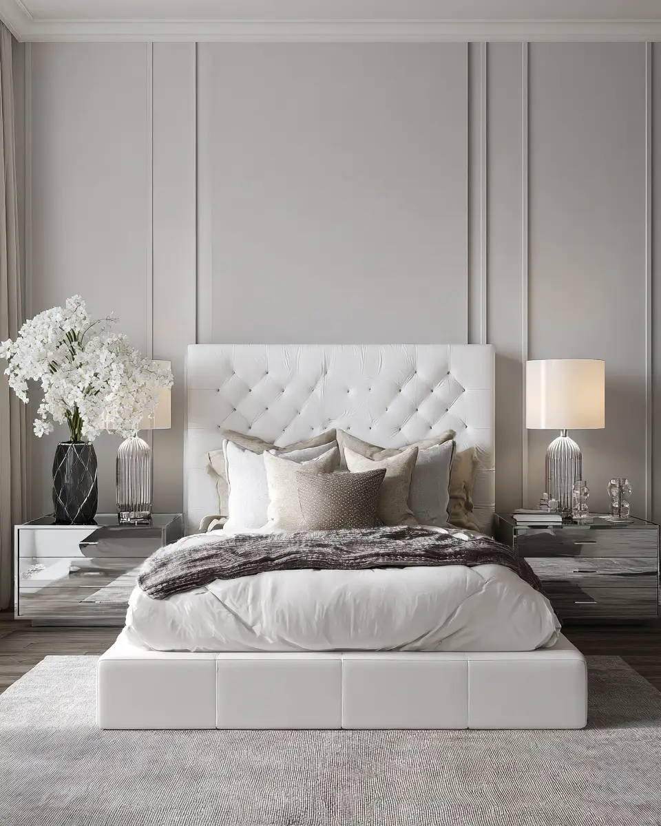 White Modern Bedroom Decor Ideas