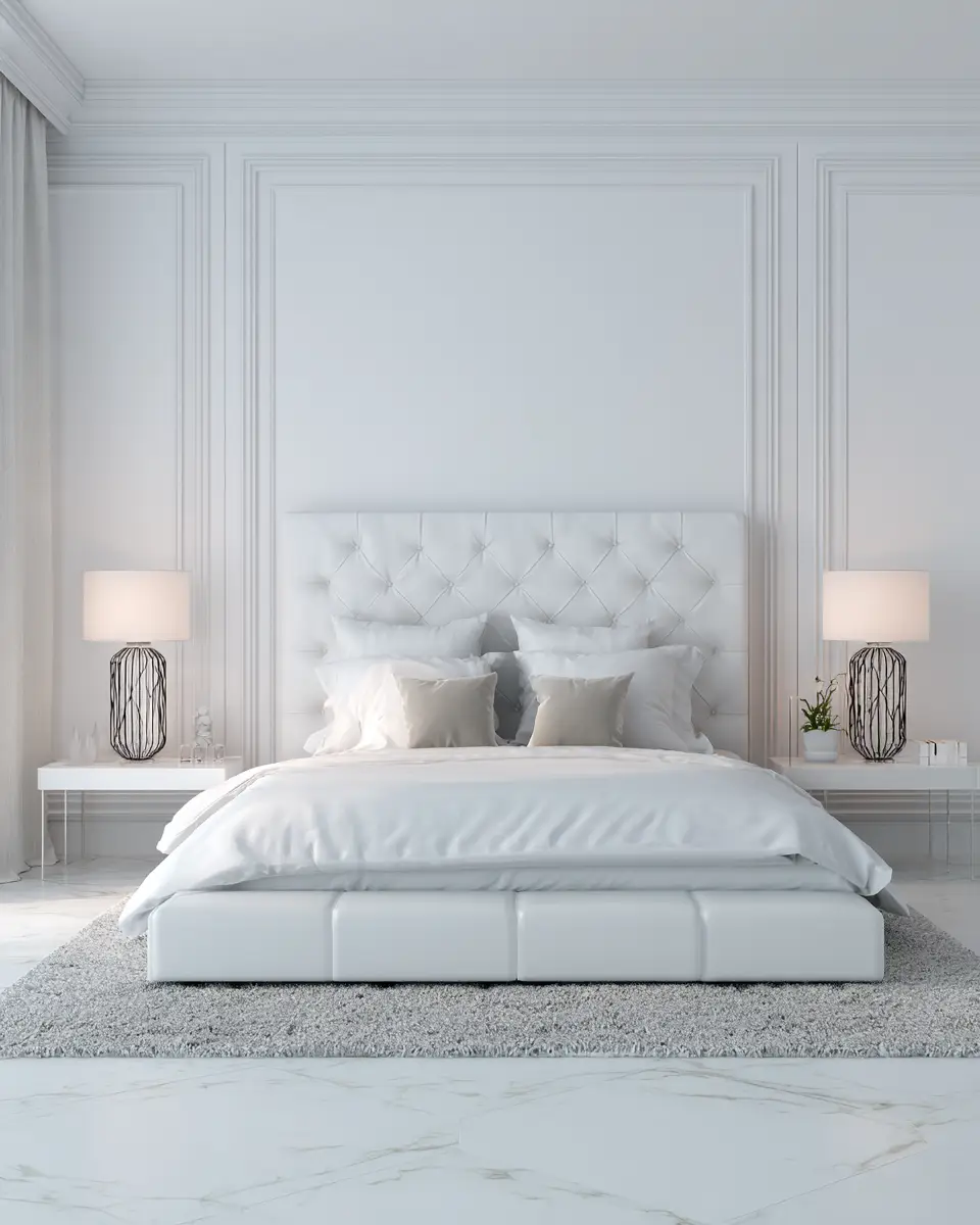 White Modern Bedroom Decor Ideas