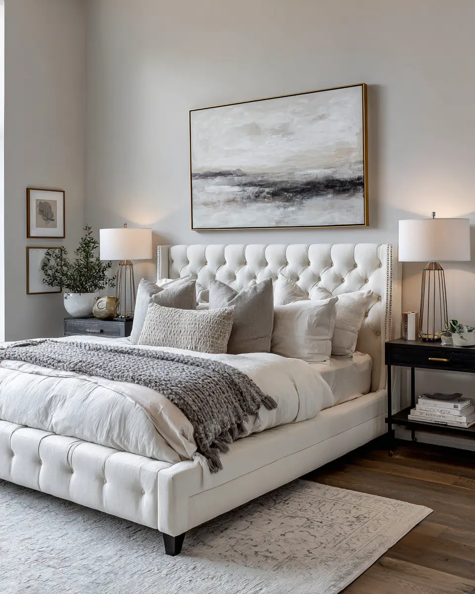 White Modern Bedroom Decor Ideas