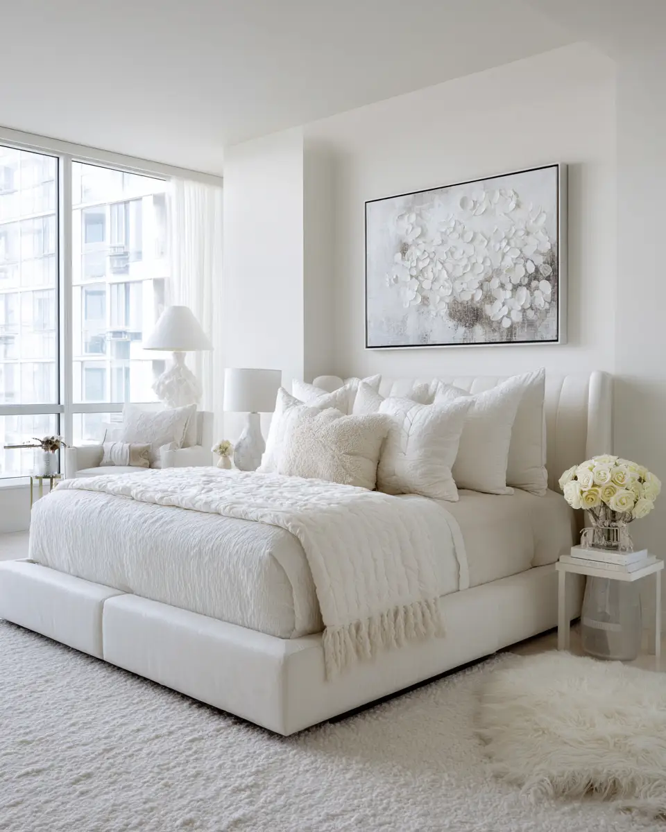 White Modern Bedroom Decor Ideas