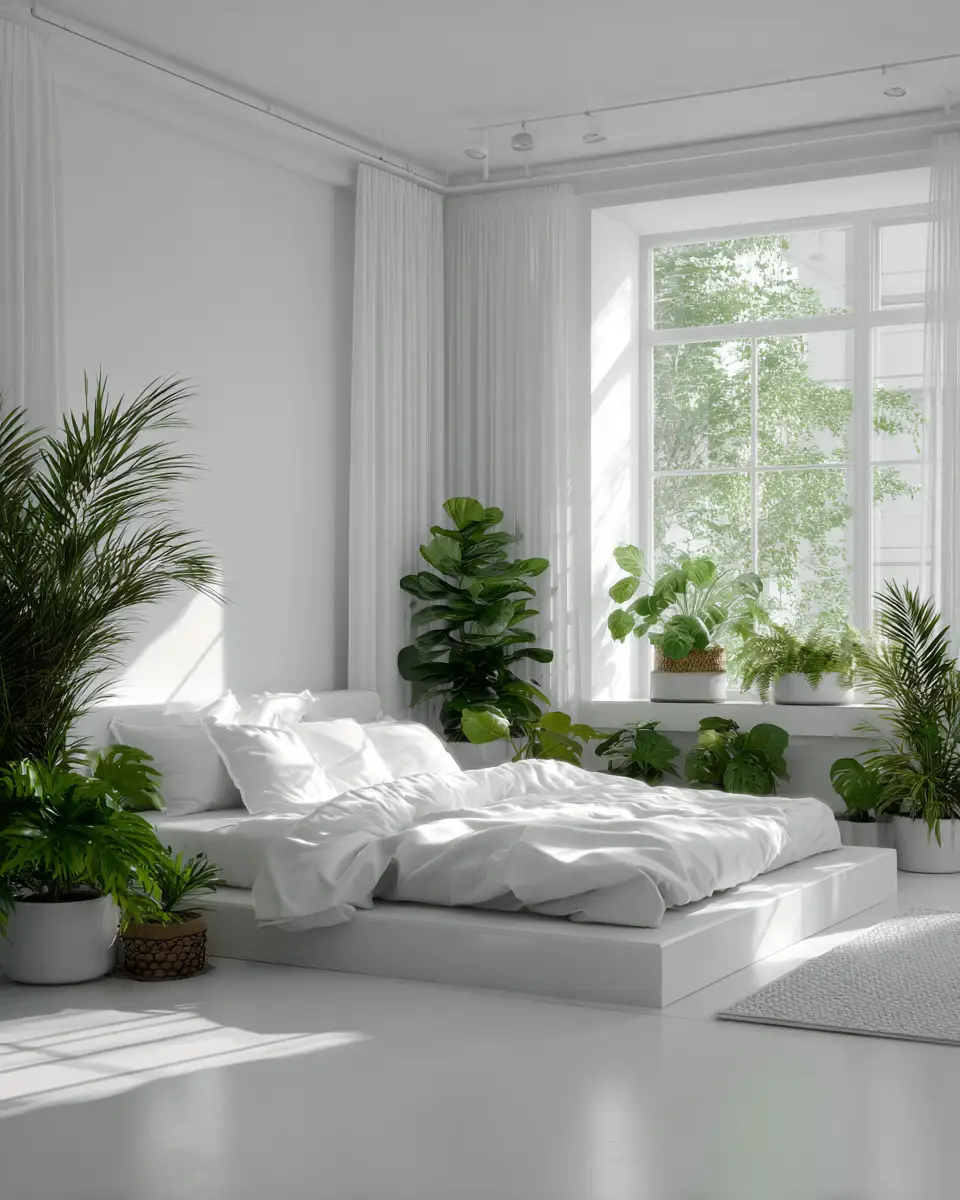 White Modern Bedroom Decor Ideas