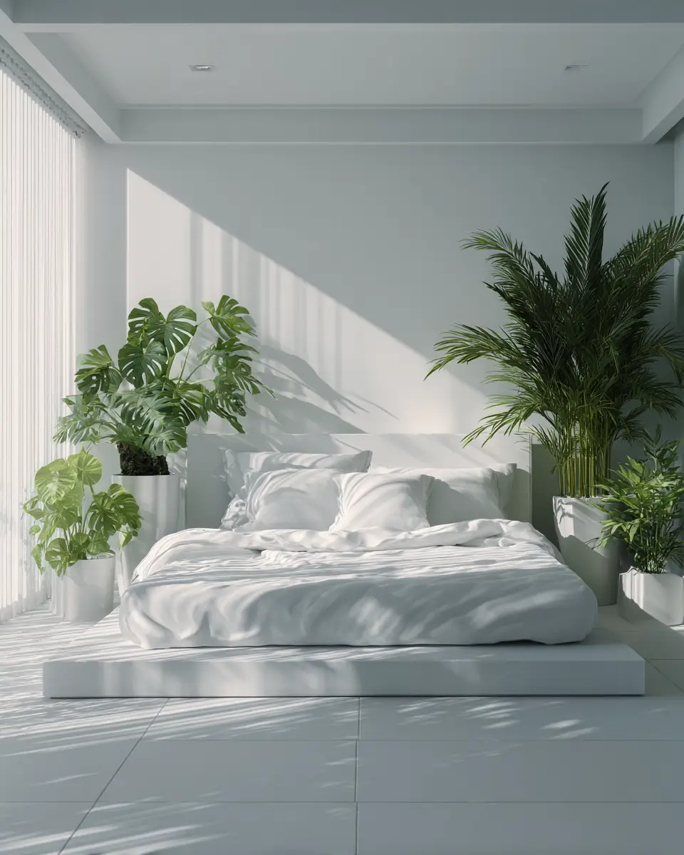 White Modern Bedroom Decor Ideas