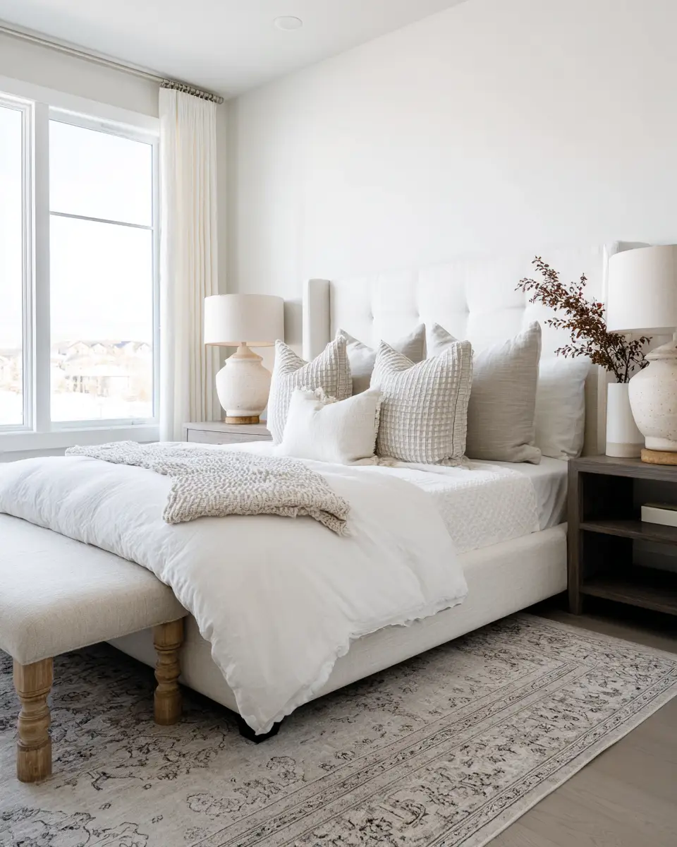 White Modern Bedroom Decor Ideas