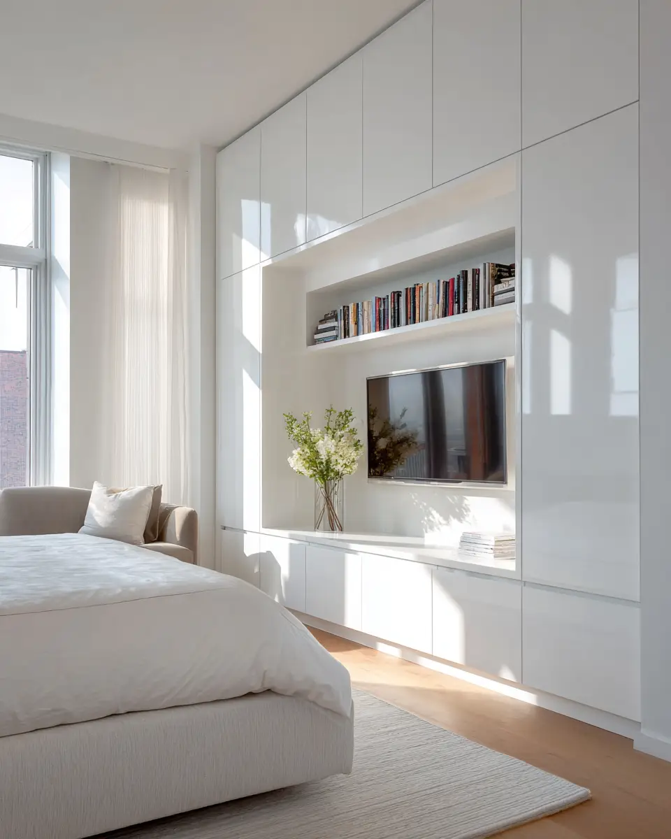 White Modern Bedroom Decor Ideas