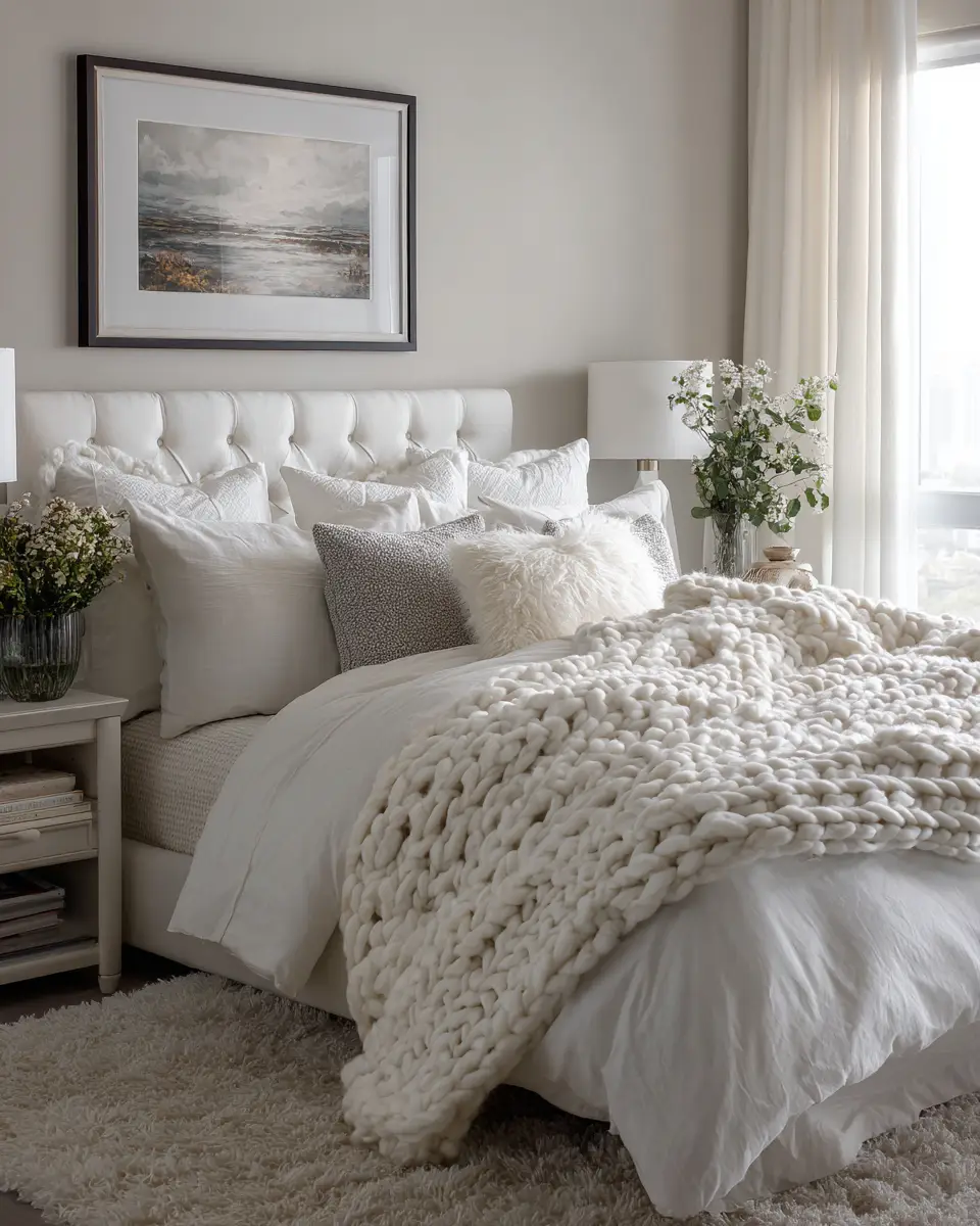 White Modern Bedroom Decor Ideas - Image 9