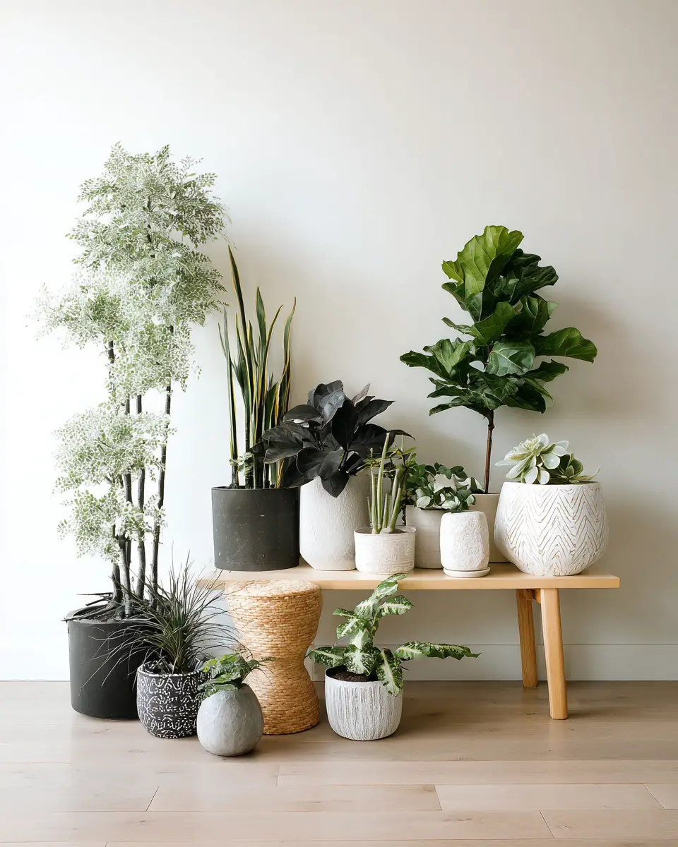 White Modern Living Room Decor Ideas