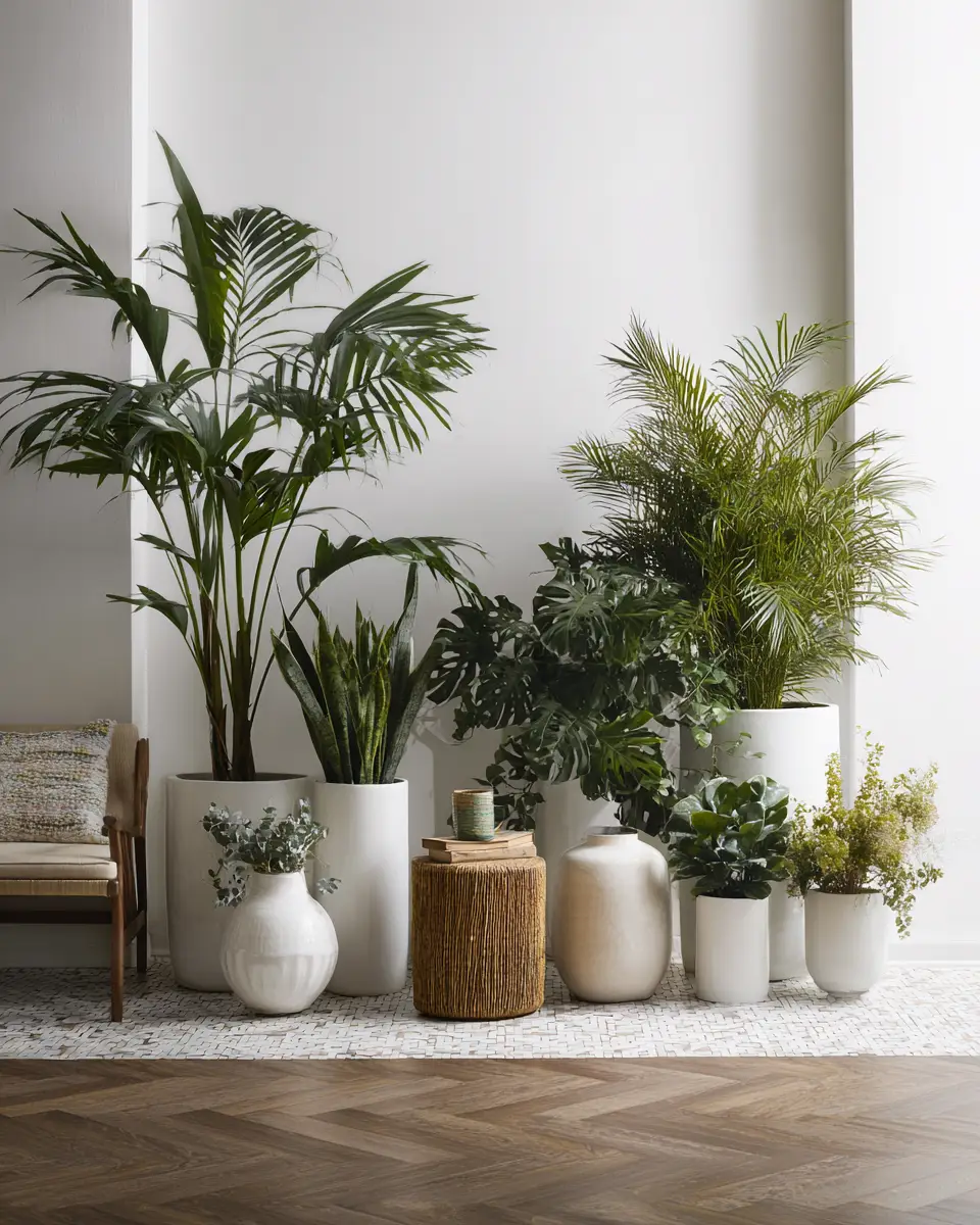 White Modern Living Room Decor Ideas