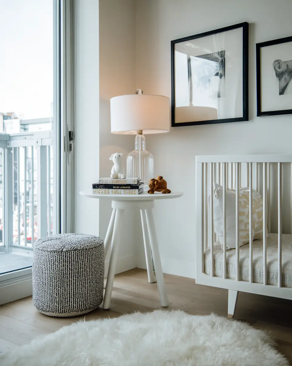 White Modern Nursery Decor Ideas