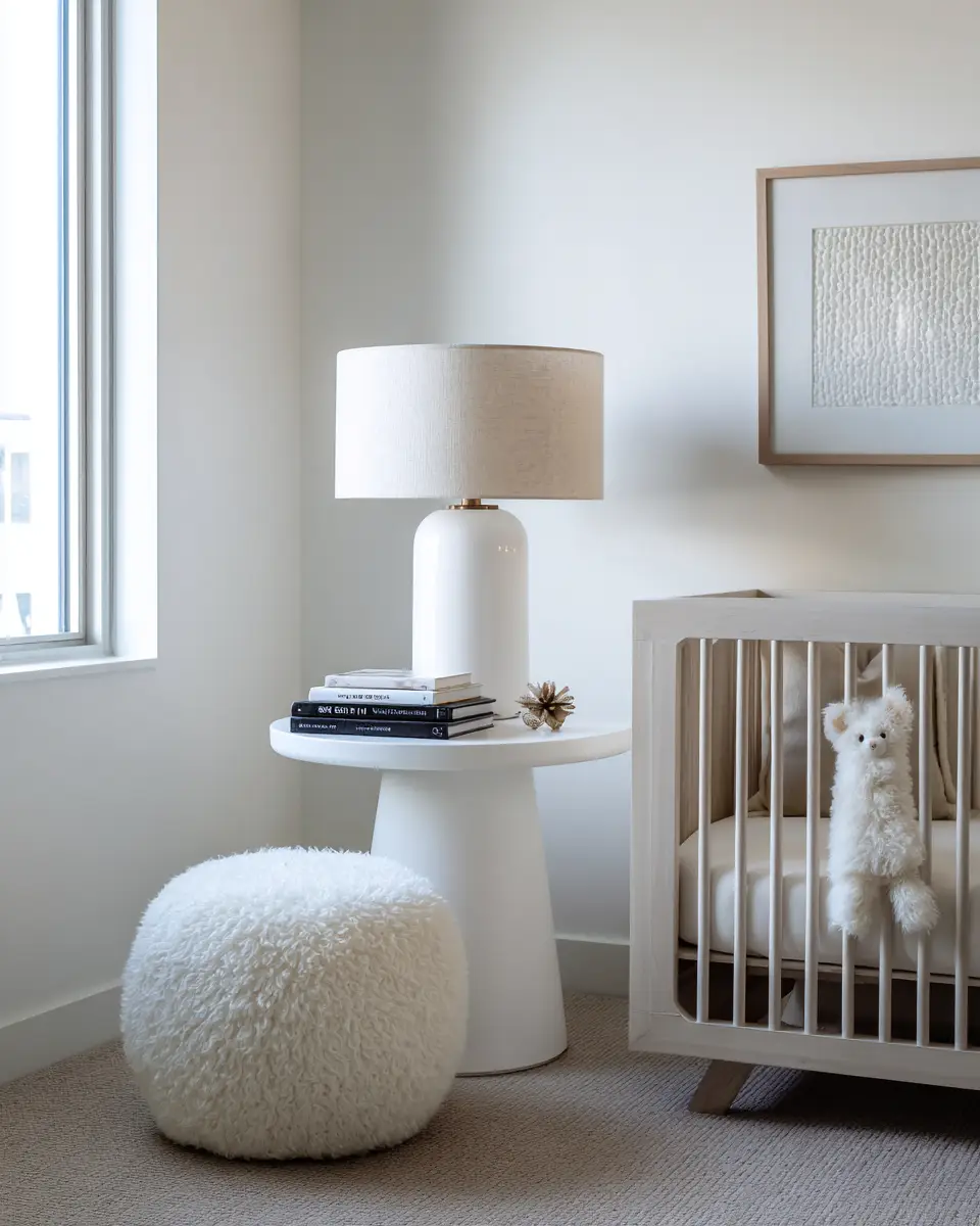 White Modern Nursery Decor Ideas