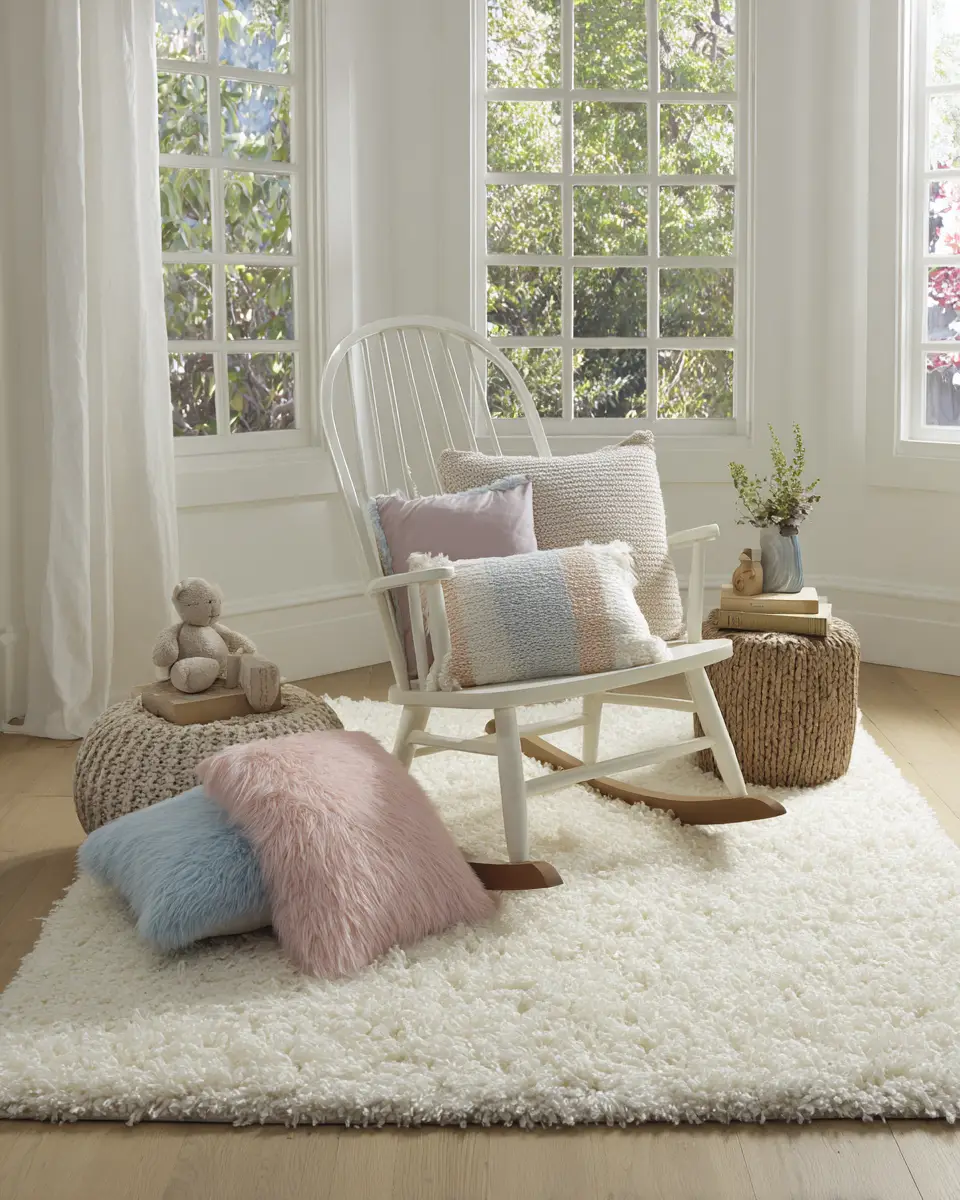 White Modern Nursery Decor Ideas