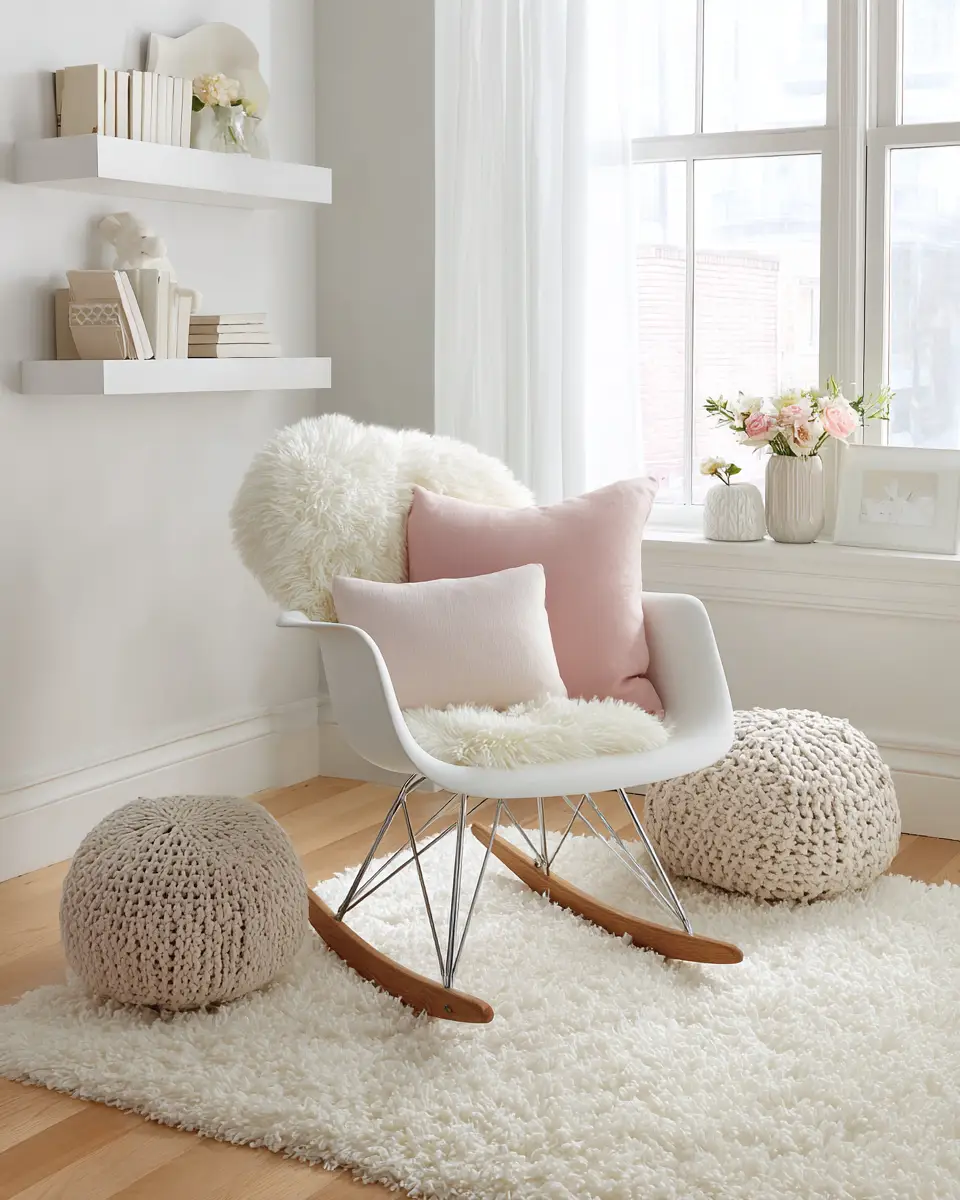 White Modern Nursery Decor Ideas