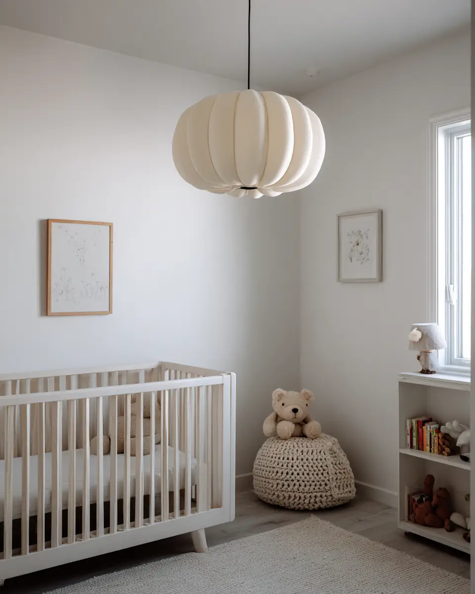 White Modern Nursery Decor Ideas