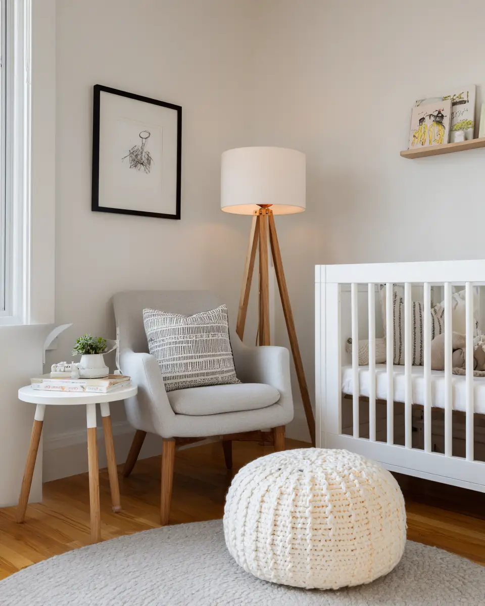 White Modern Nursery Decor Ideas