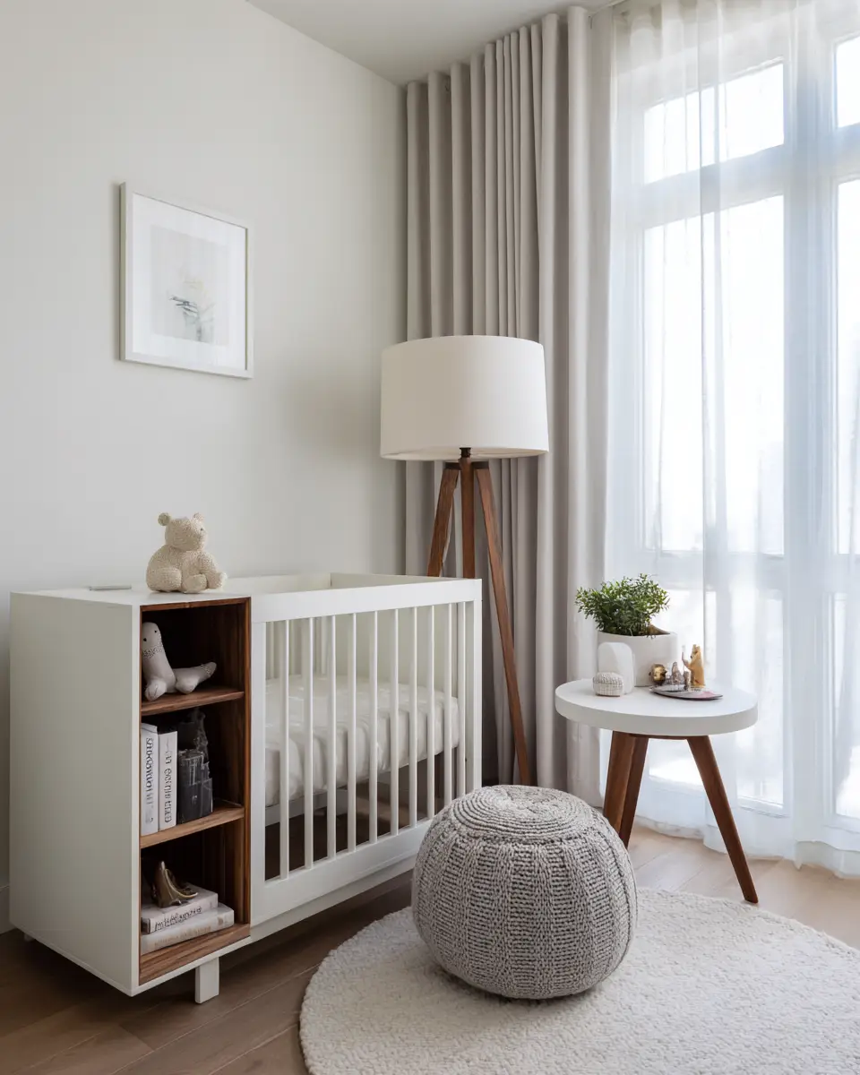 White Modern Nursery Decor Ideas