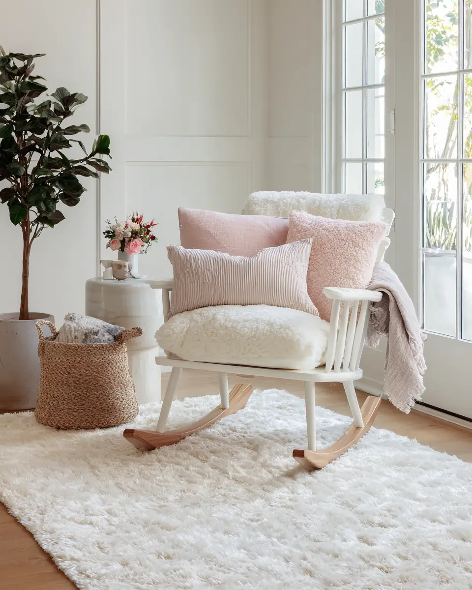 White Modern Nursery Decor Ideas