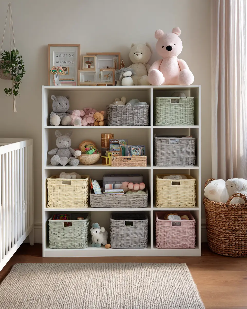 White Modern Nursery Decor Ideas