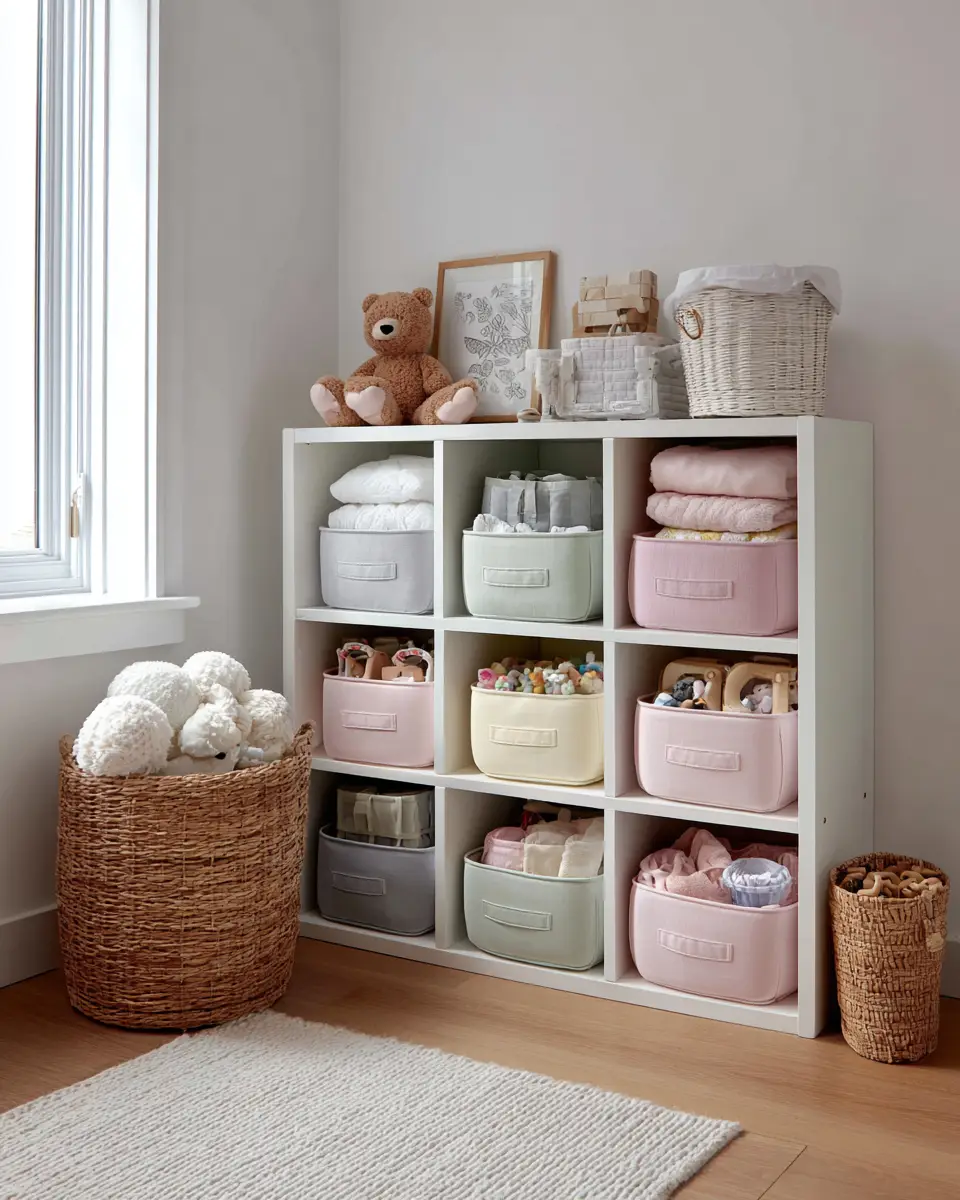 White Modern Nursery Decor Ideas