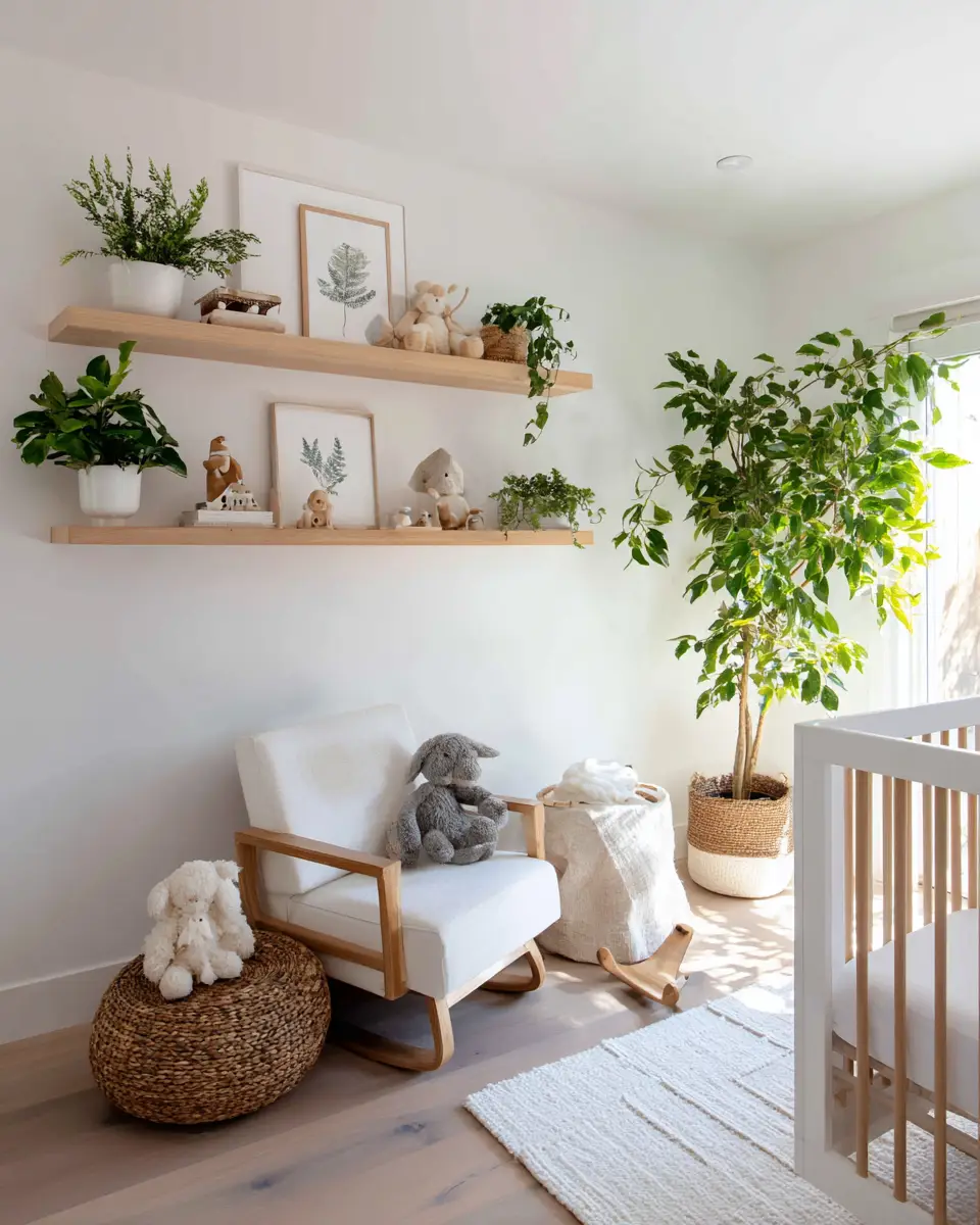 White Modern Nursery Decor Ideas