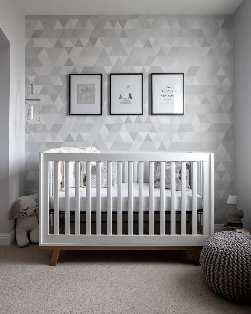 White Modern Nursery Decor Ideas