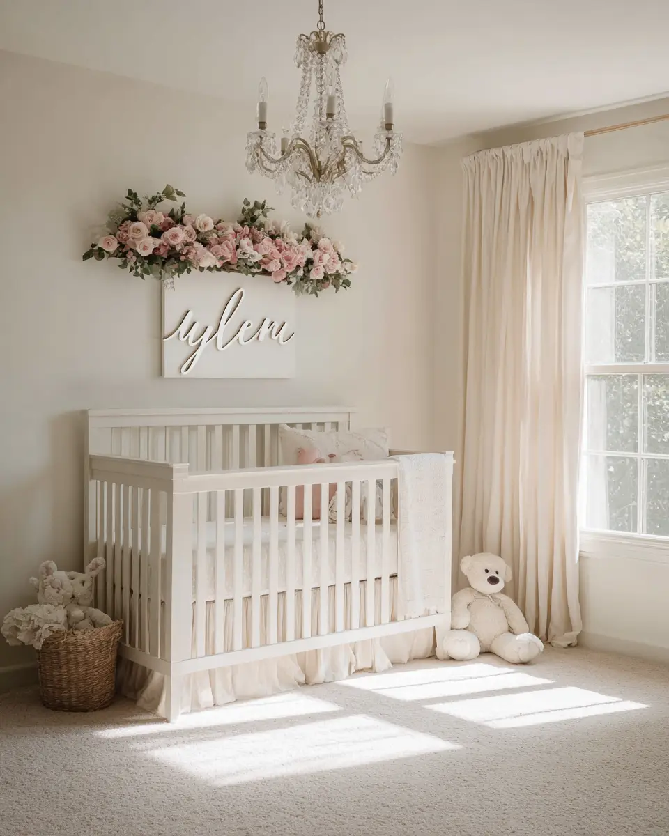 White Modern Nursery Decor Ideas