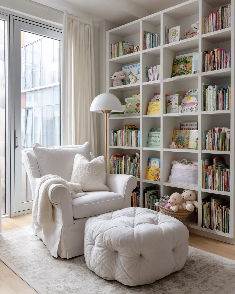 White Modern Nursery Decor Ideas