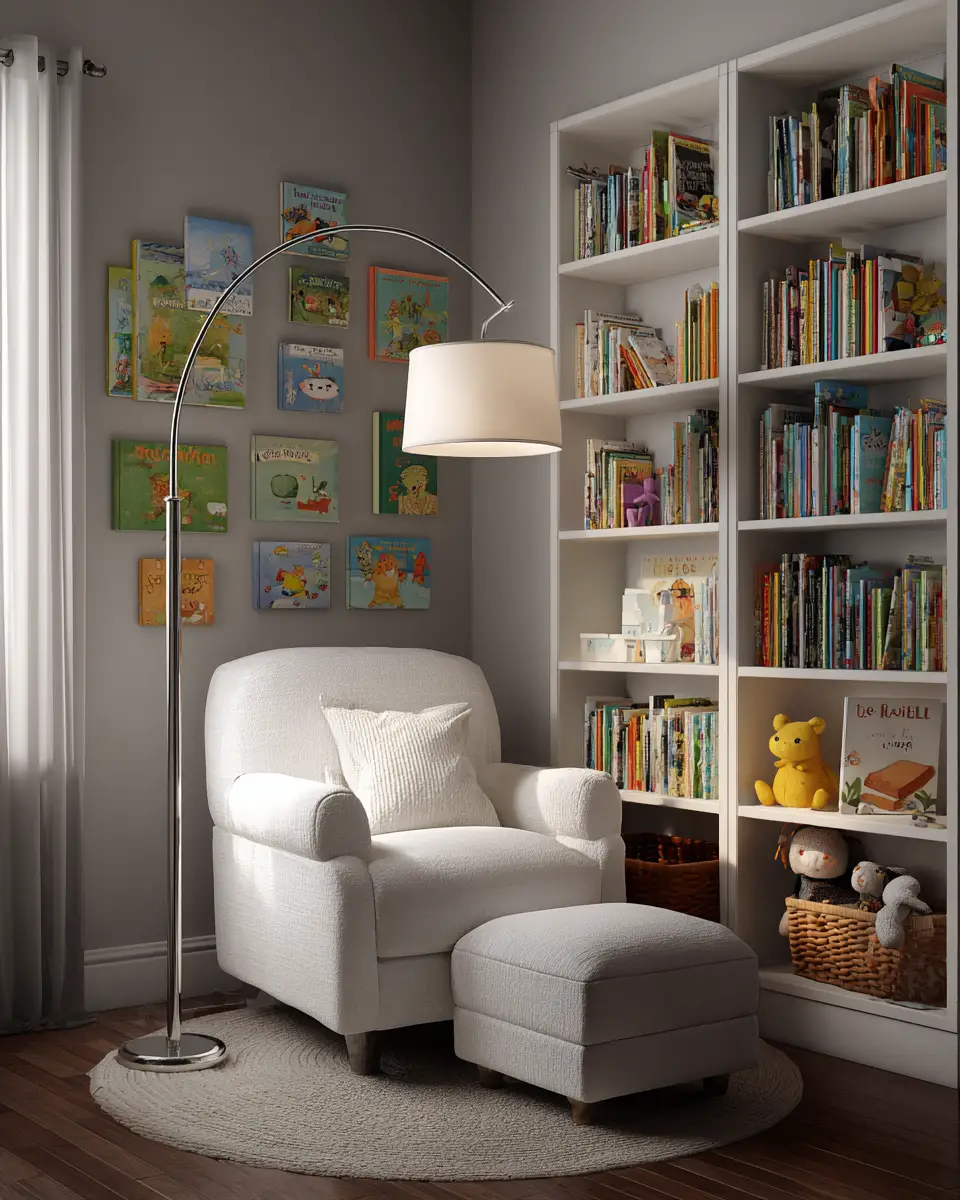 White Modern Nursery Decor Ideas