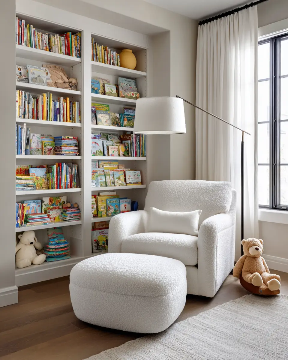 White Modern Nursery Decor Ideas