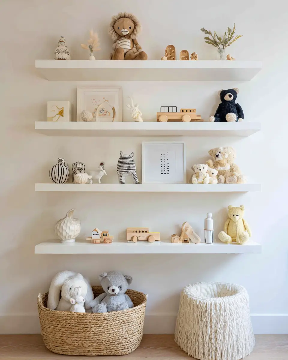 White Modern Nursery Decor Ideas