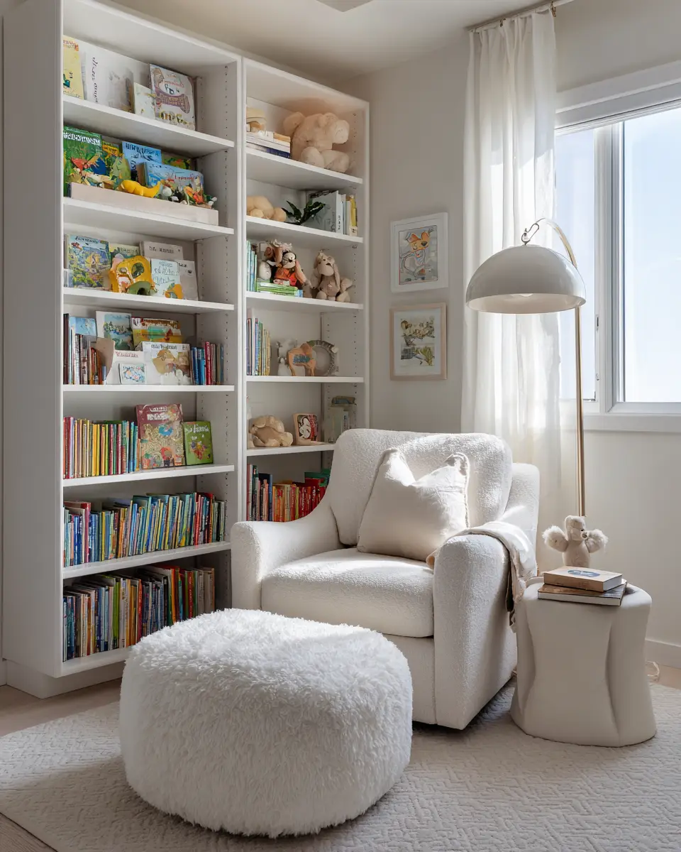 White Modern Nursery Decor Ideas