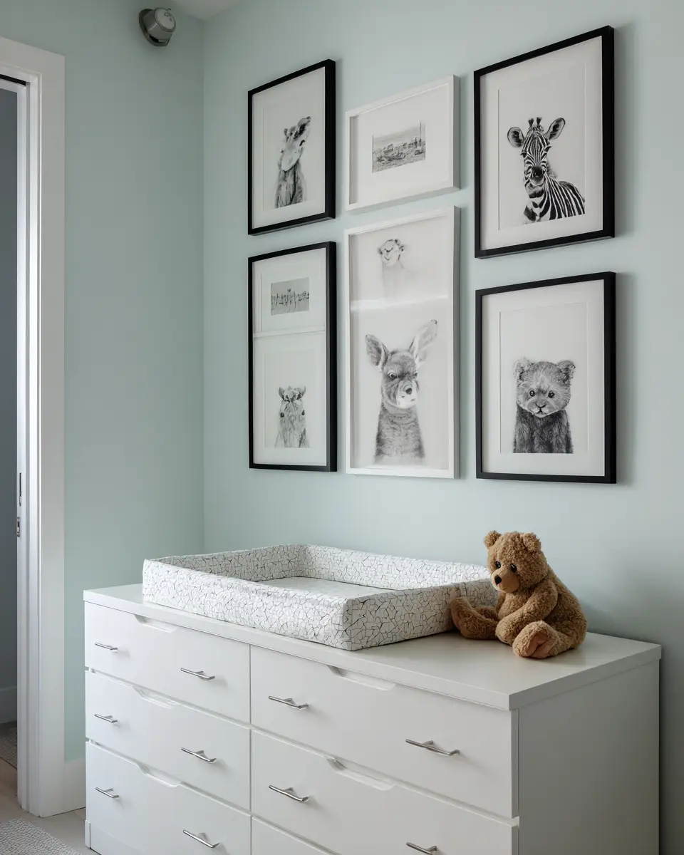 White Modern Nursery Decor Ideas