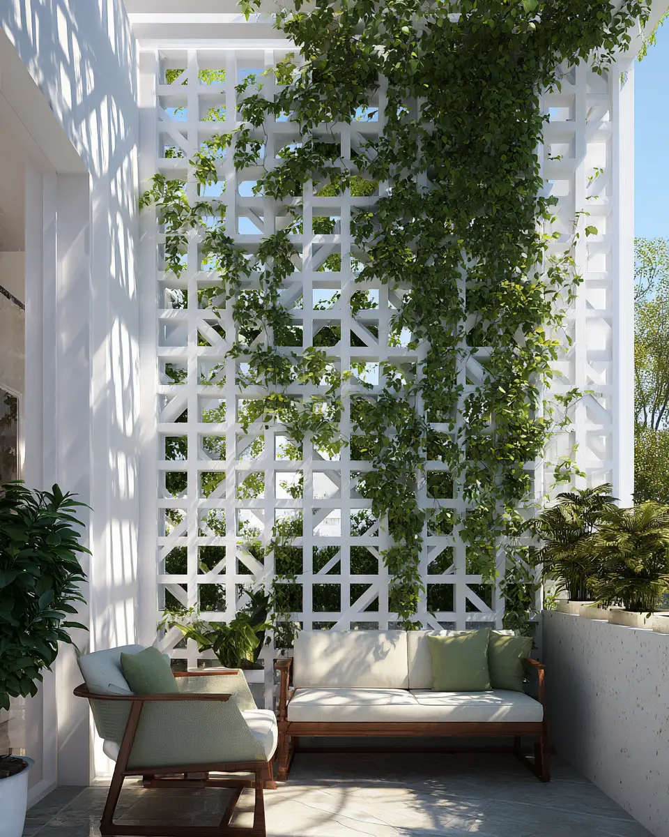 White Modern Patio Decor Ideas