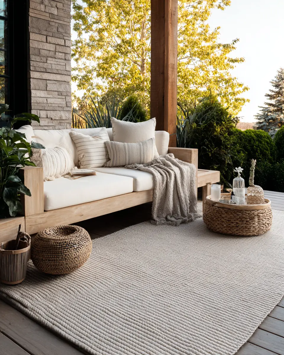 White Modern Patio Decor Ideas