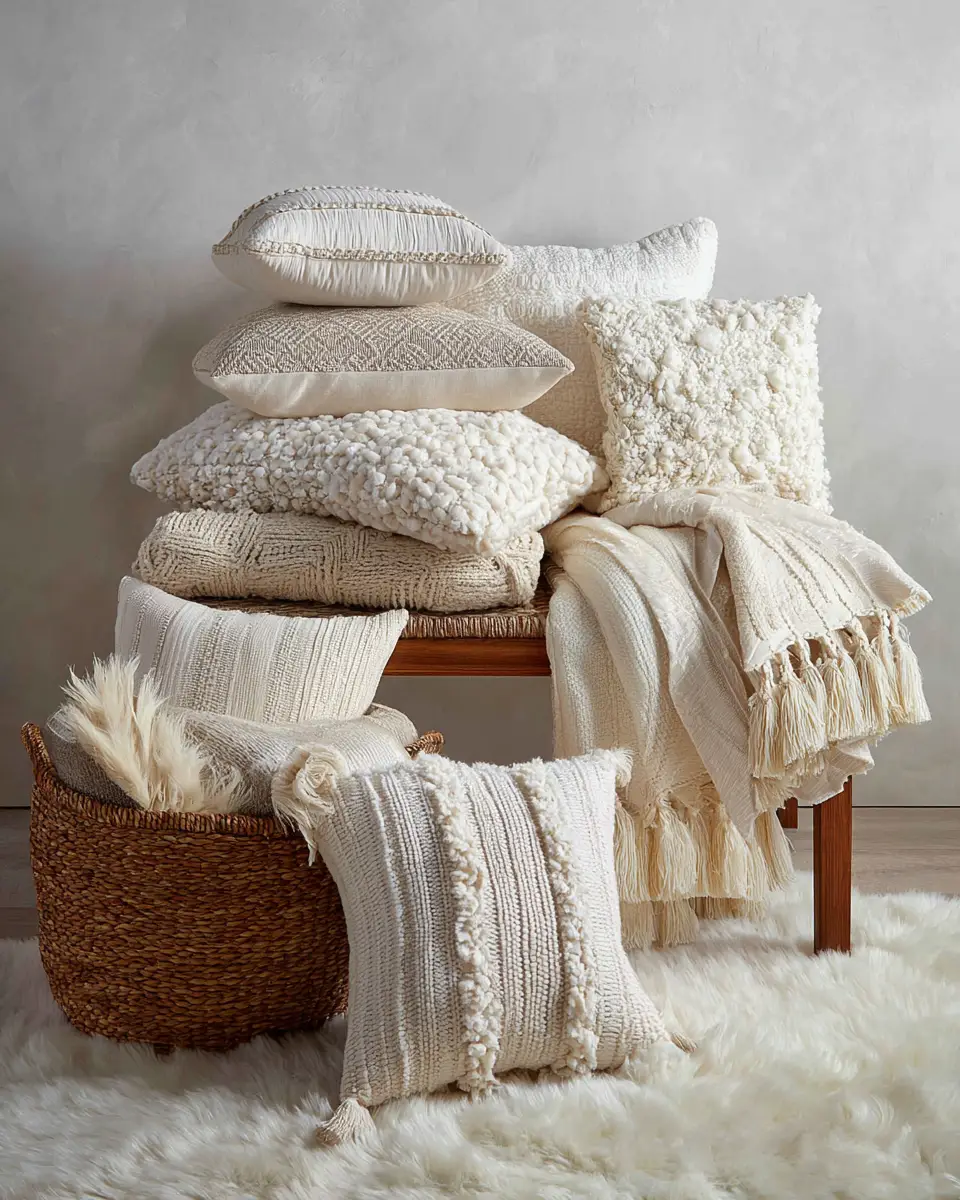 White Organic Modern Nursery Decor Ideas