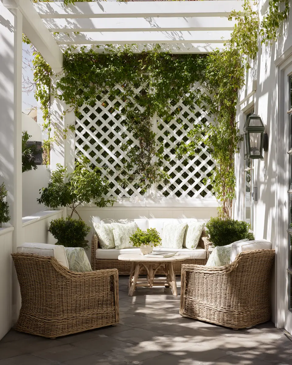 White Patio Decor Ideas - Featured
