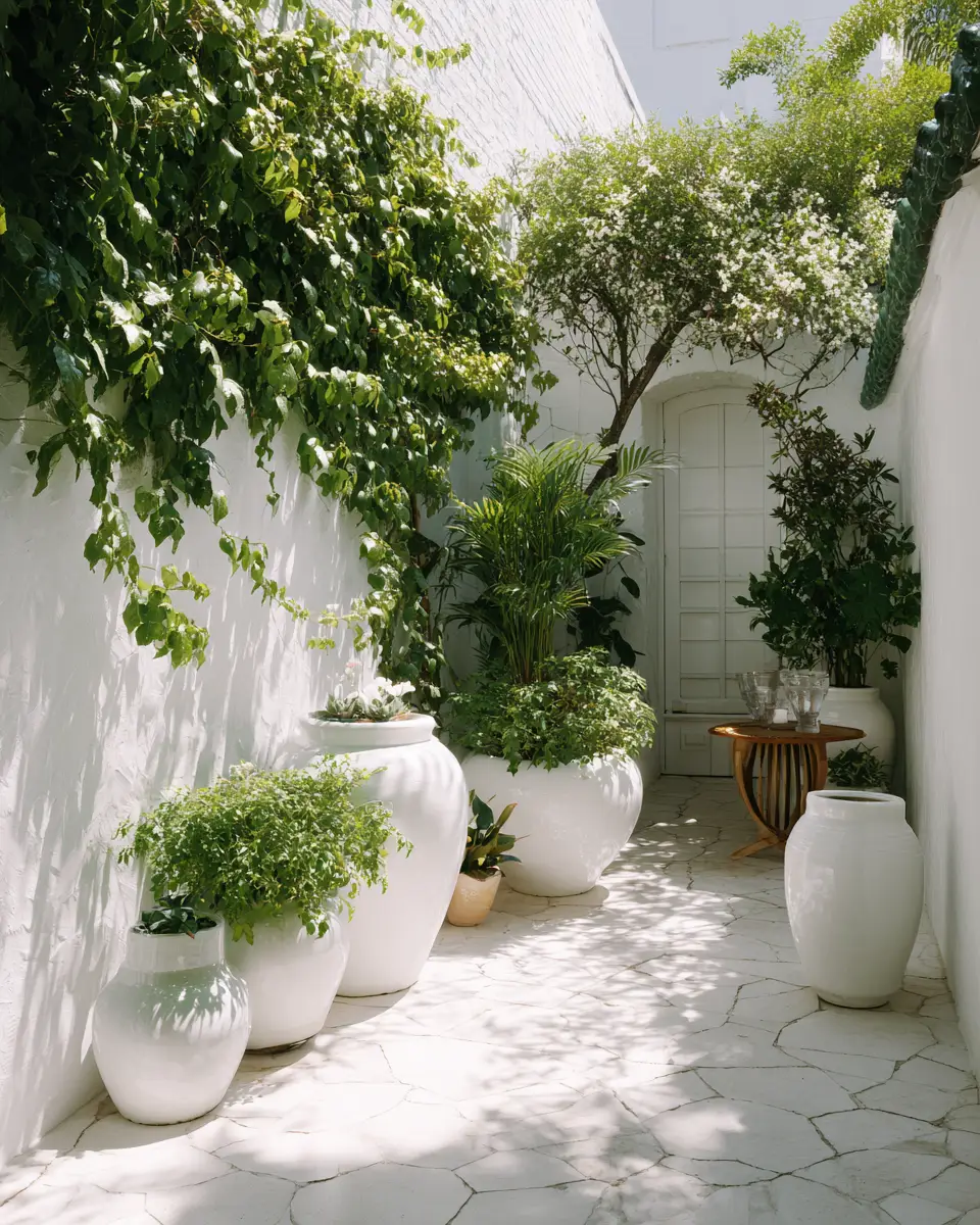 White Patio Decor Ideas
