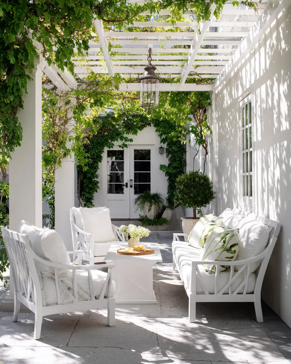 White Patio Decor Ideas
