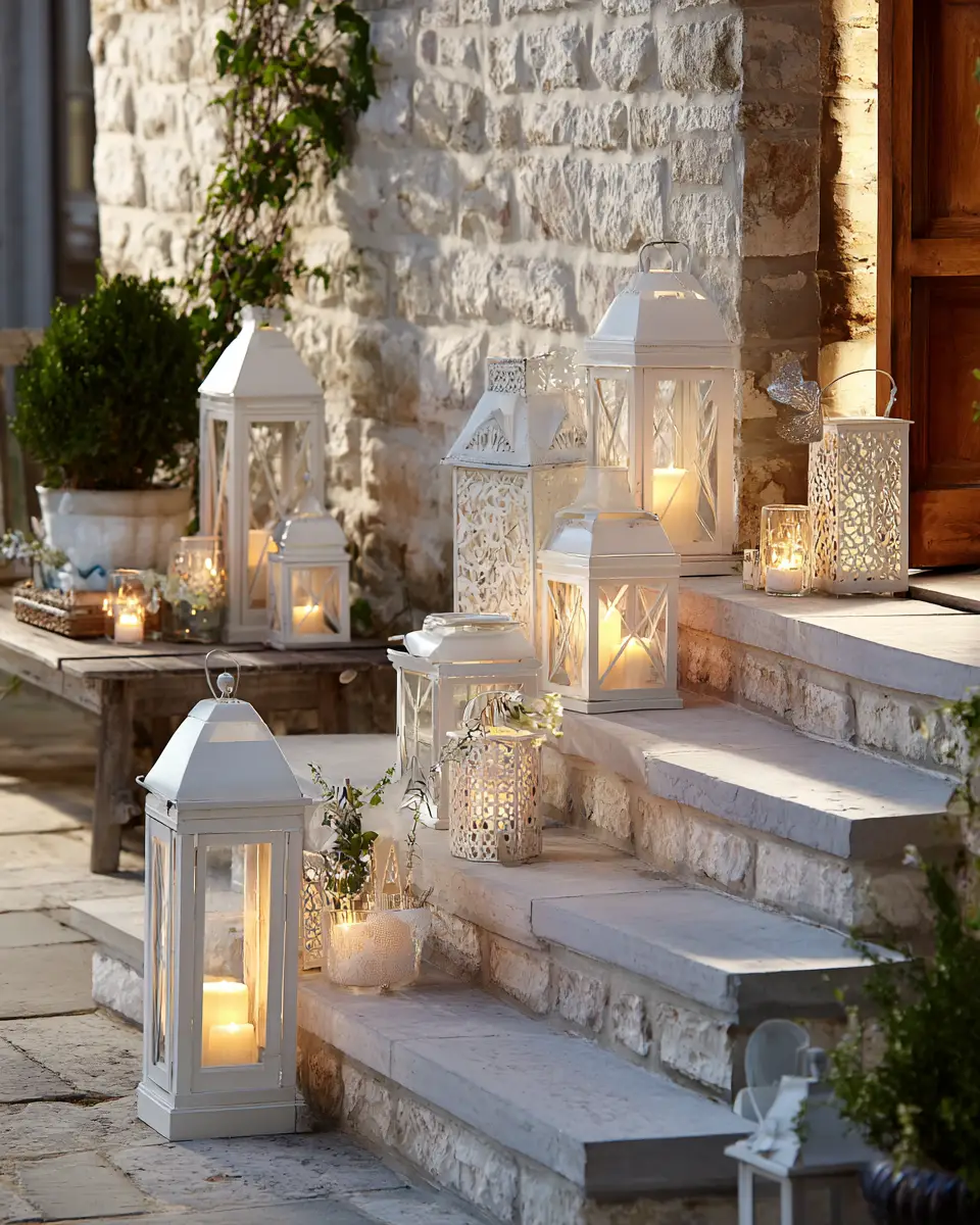 White Patio Decor Ideas