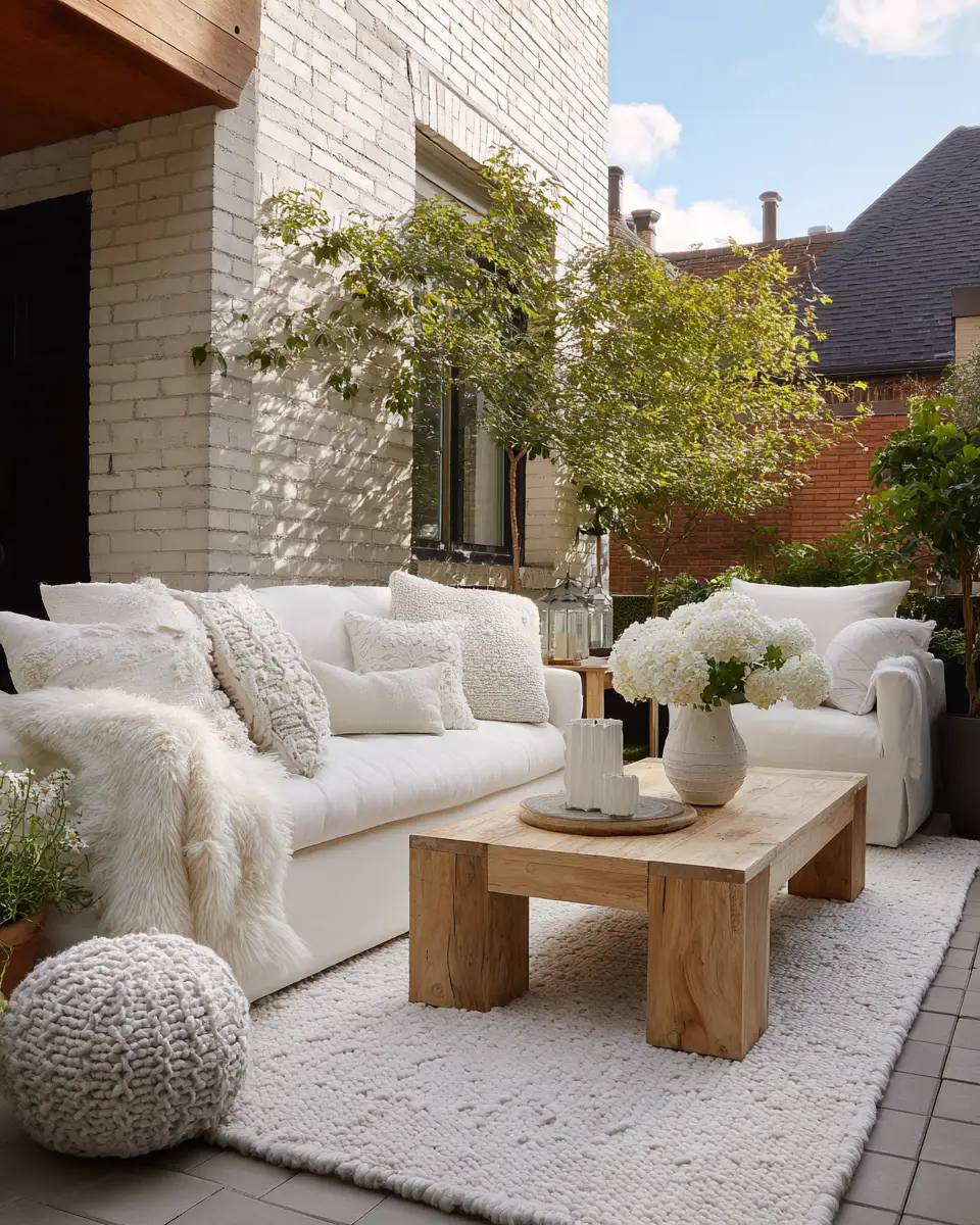White Patio Decor Ideas