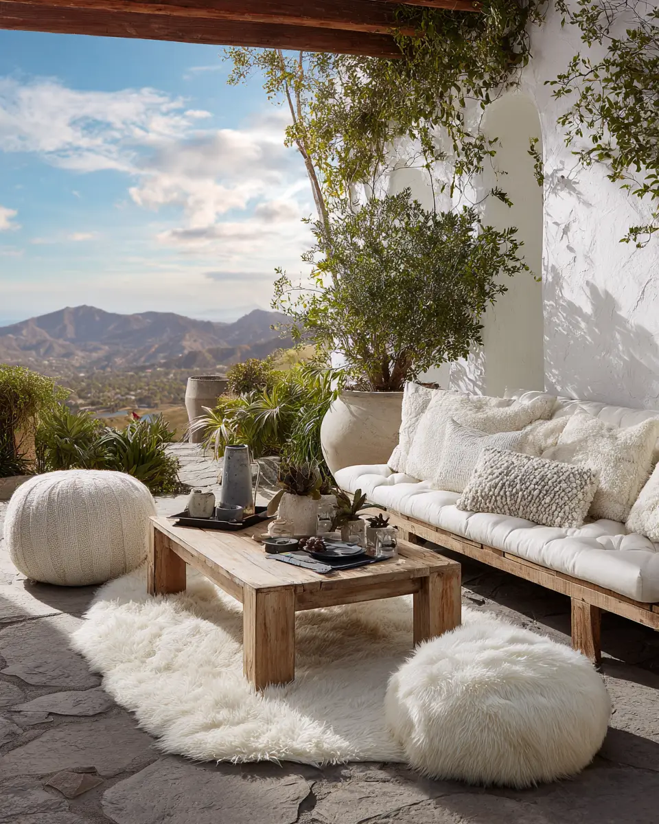 White Patio Decor Ideas